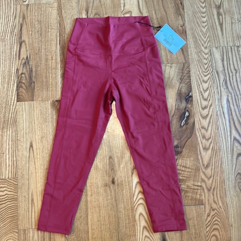 ZYIA red leggings NWT